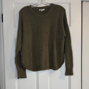 Madewell Olive Crewneck Sweater